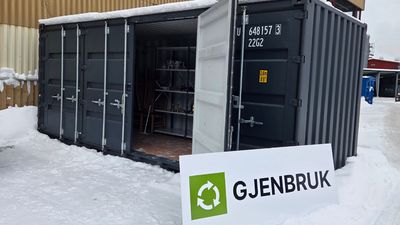 Gjenbrukscontanier - gratistilbud